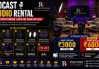Affordable Podcast Space in Mumbai with 3 Sony Cameras & Lighting Setup