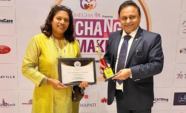 Dr Padmakar Nandekar Is Bestowed with Distinguished Changemaker 2022 Award By Economic Times