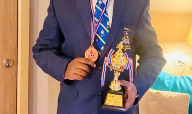 The Indian Embassy in Thailand hosted and honored Mr. Sudeep Manwatkar to celebrate his Bronze Medal Victory in the 13th Thailand Open Woodball Championship 2022