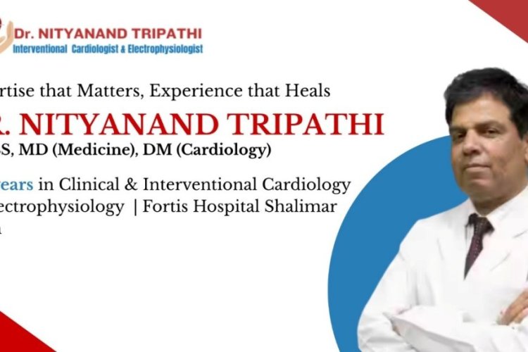 Dr Nityanand Tripathi Serving Community in the field of Cardiology