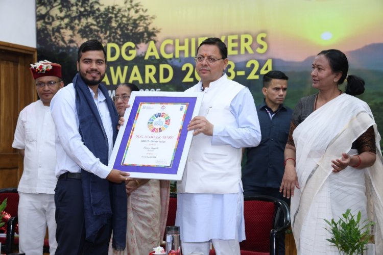 Plant Orbit Emerges as a Rising Agri-Tech Startup, Honoured with UNDP SDG Achievers Award by CM Pushkar Singh Dhami