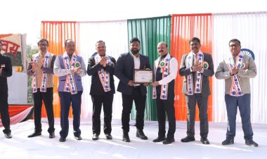 International Kickboxer Sudhir Saxena Honoured by Punjab National Bank MD & CEO on Republic Day for Stellar Contributions to Sports