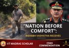 The Silicon Soldier: Rishabh Vashistha Recognized for Niche Contributions to National Security