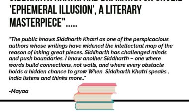 Siddharth Khatri And Dr. Mayaa SH Unveil 'Ephemeral Illusion', A Literary Masterpiece.....