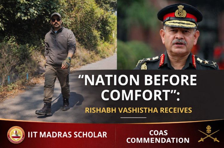 The Silicon Soldier: Rishabh Vashistha Recognized for Niche Contributions to National Security