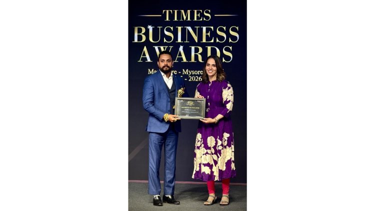 Lanchulal KS Honored as Business & Entertainment Personality of the Year at Times Business Awards 2025–26