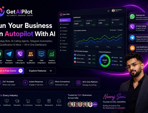 GetAiPilot: Revolutionizing Business Automation with AI-Powered WhatsApp, Telegram & Voice Solutions