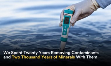 We Spent Twenty Years Removing Contaminants and Two Thousand Years of Minerals With Them